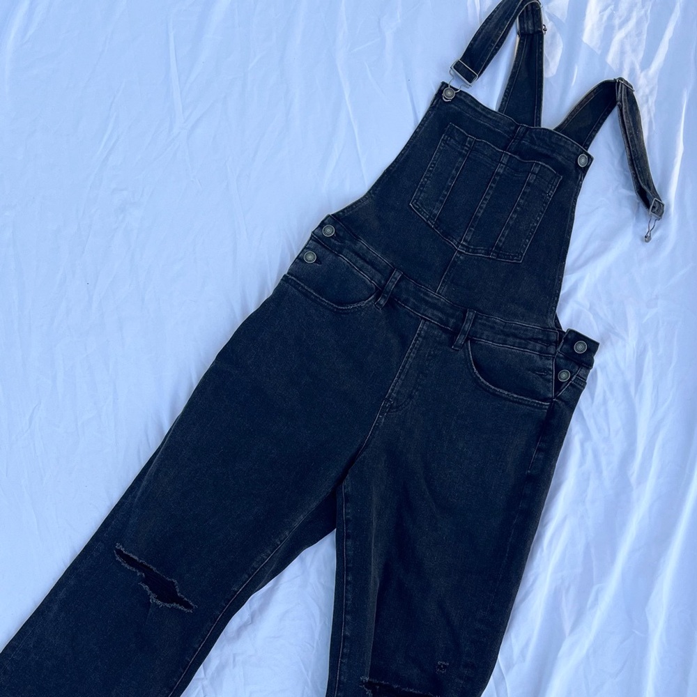 Black overalls. New with tags